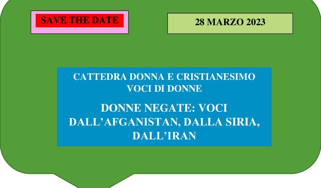 VOCI DI DONNE: DONNE NEGATE: VOCI DALL’AFGANISTAN, DALLA SIRIA, DALL’IRAN